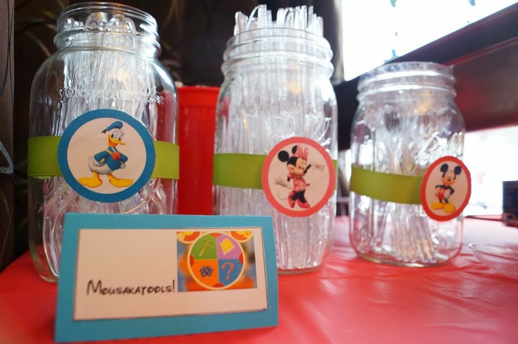 Mickey Mouse Clubhouse Birthday Party Table Decor