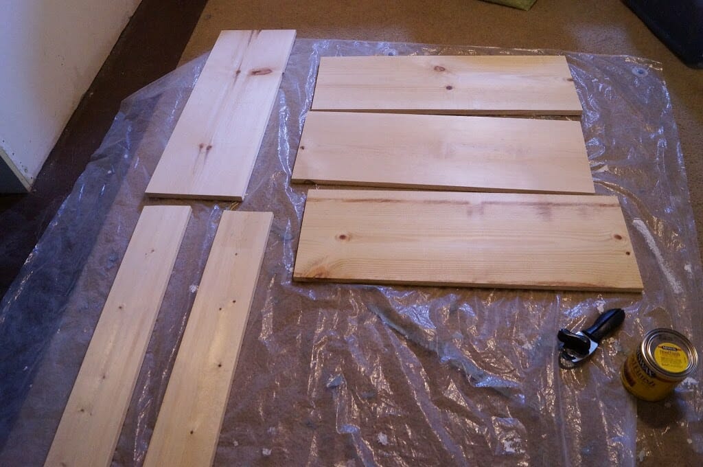 how to build wood shelves