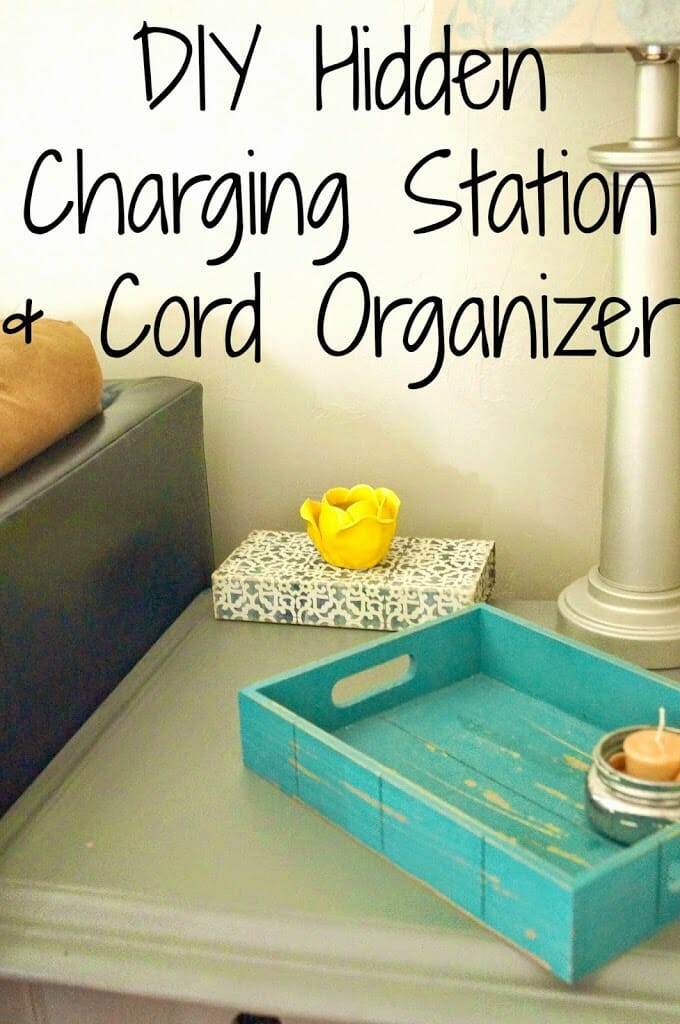 DIY Charging Station and Cord Organizer