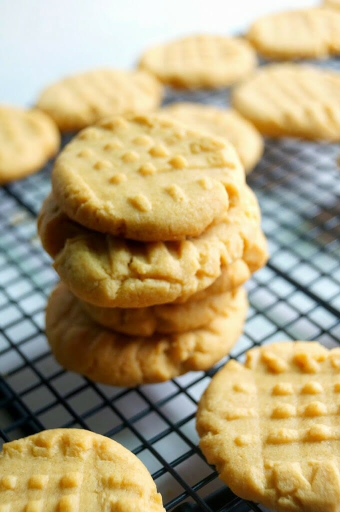 The Best Peanut Butter Cookies! Made with a cake mix and only 3 other ingredients!