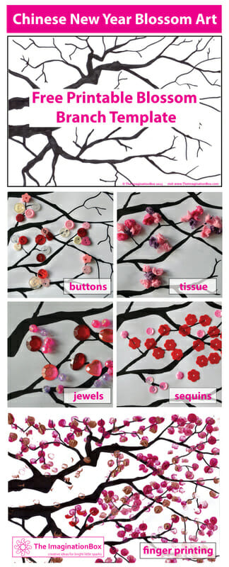 fingerprint cherry blossom template