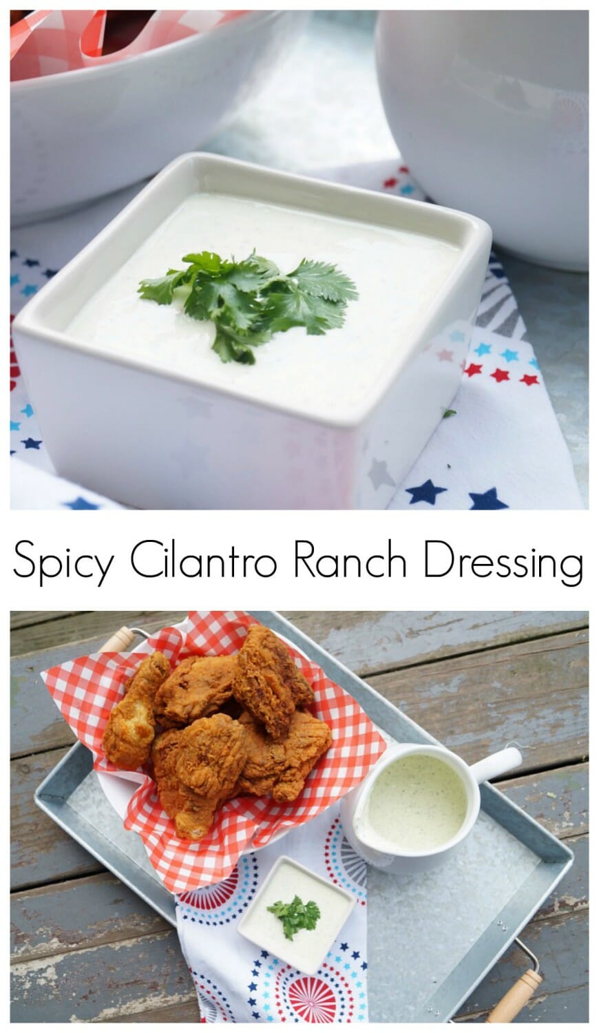 #ad Spicy Cilantro Ranch Dressing #Summeryum