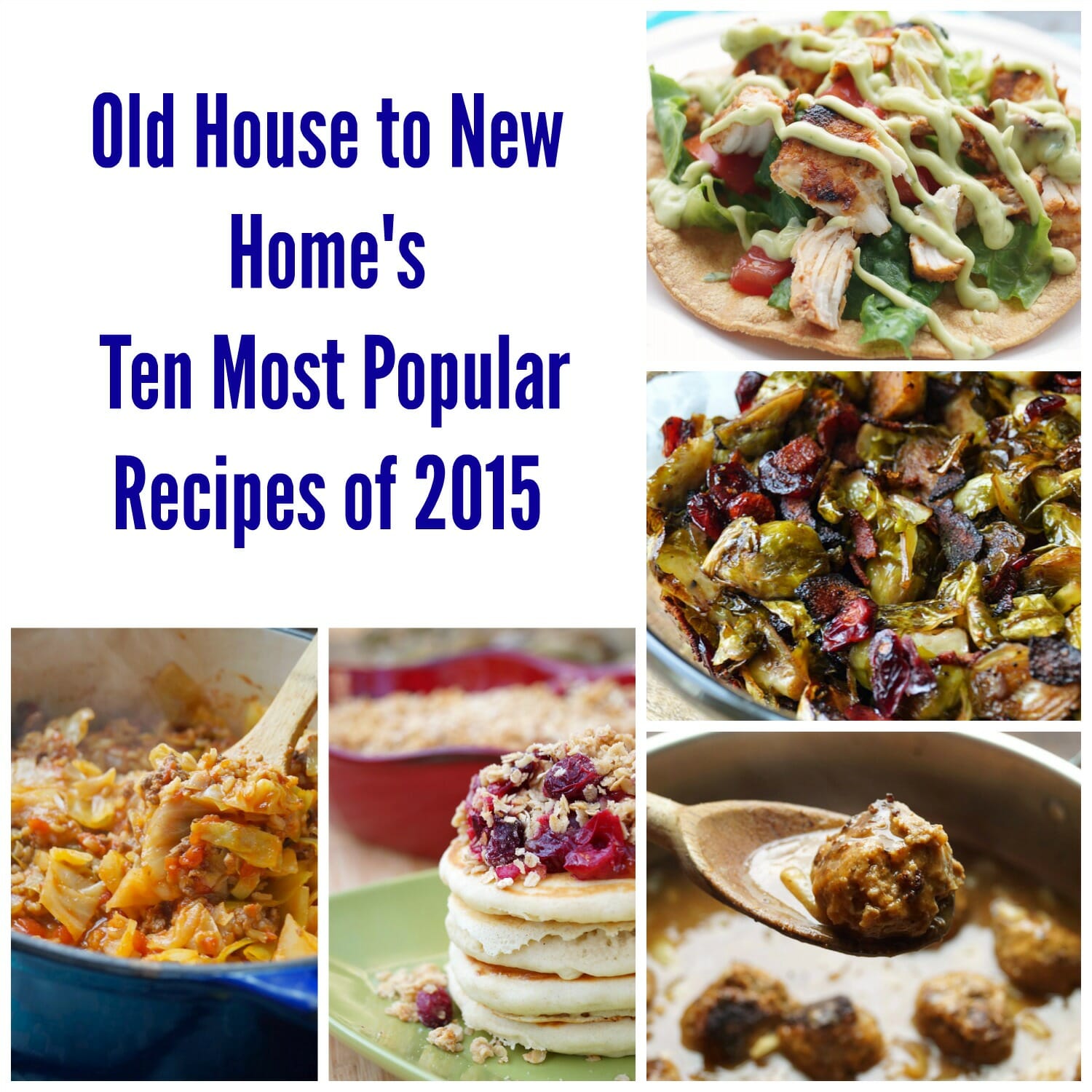 Old House to New Home's Top Recipes of 2015!