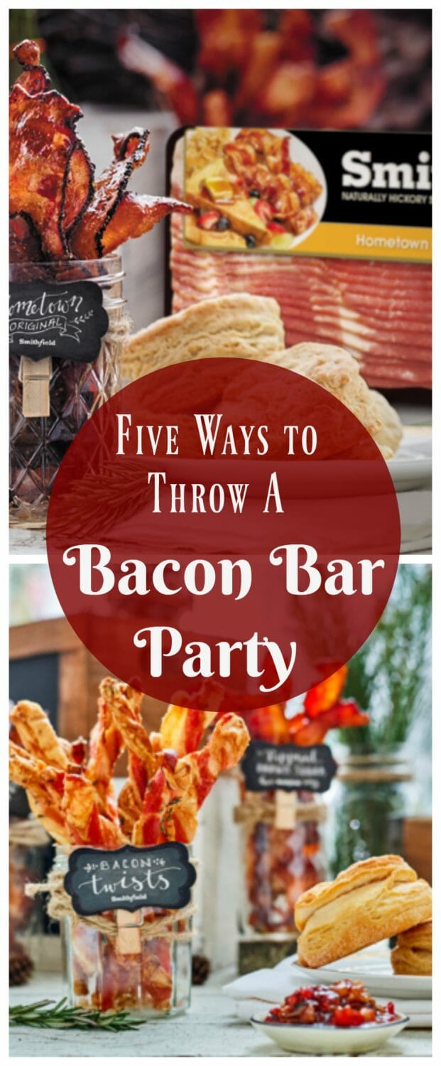 Five Ways to Throw A Bacon Bar Party AD SmithfieldBaconBar