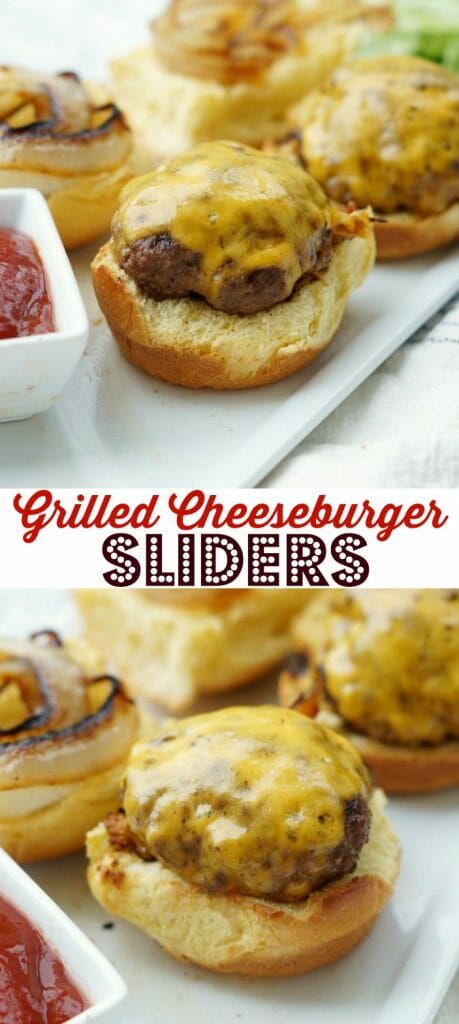 Grilled Cheeseburger Sliders