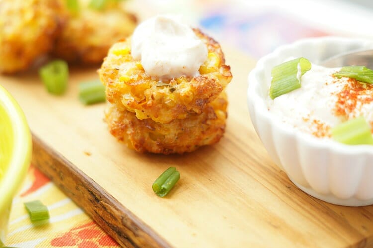 Baked Corn Fritters