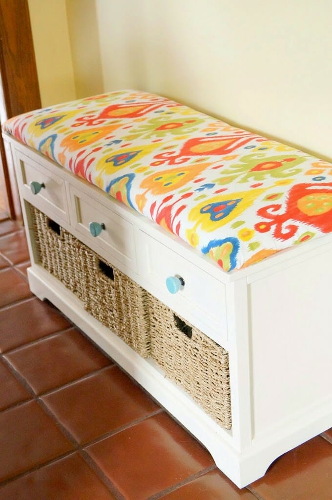 Diy No Sew Bench Cushion - How To Make Seat Cushion Covers Without Sewing