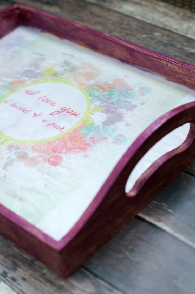 DIY Tray for A Little Girl's Room