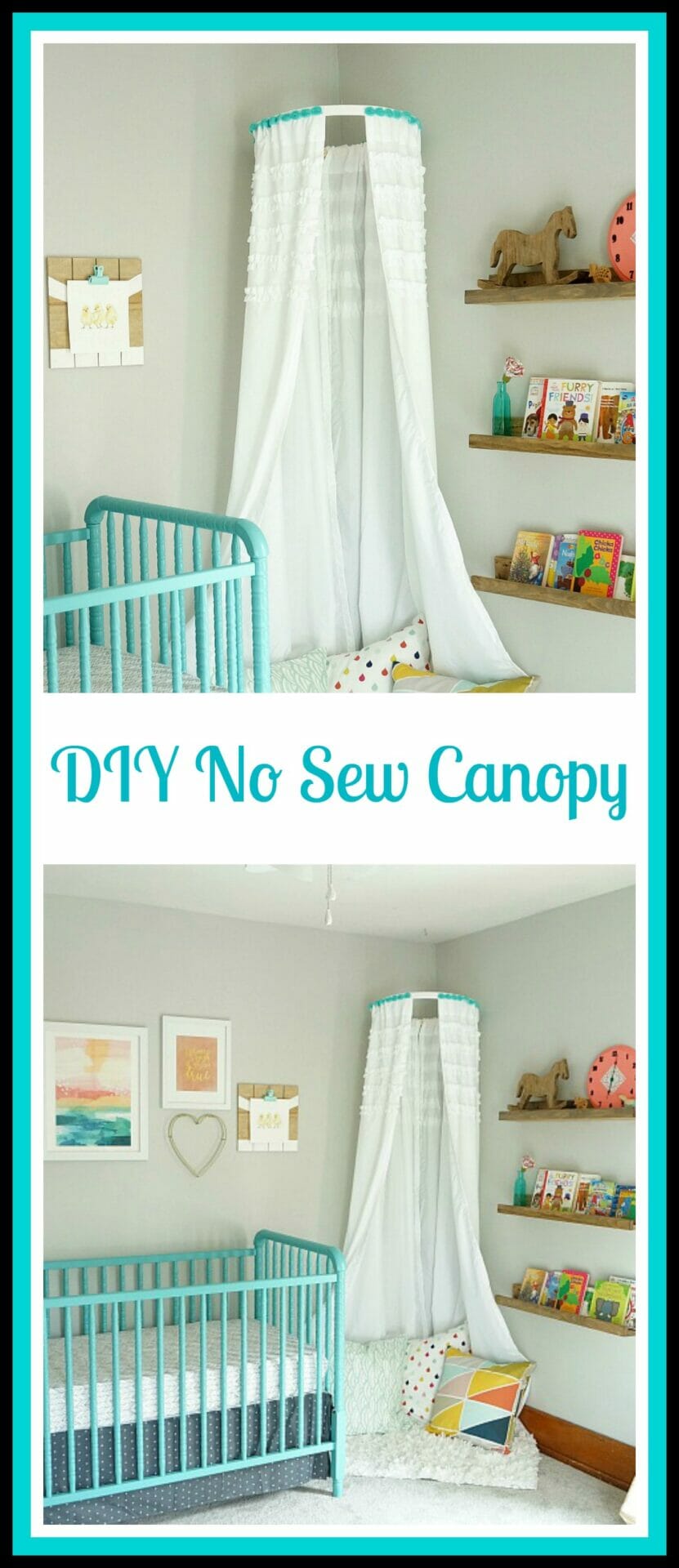 DIY No Sew Children's Canopy