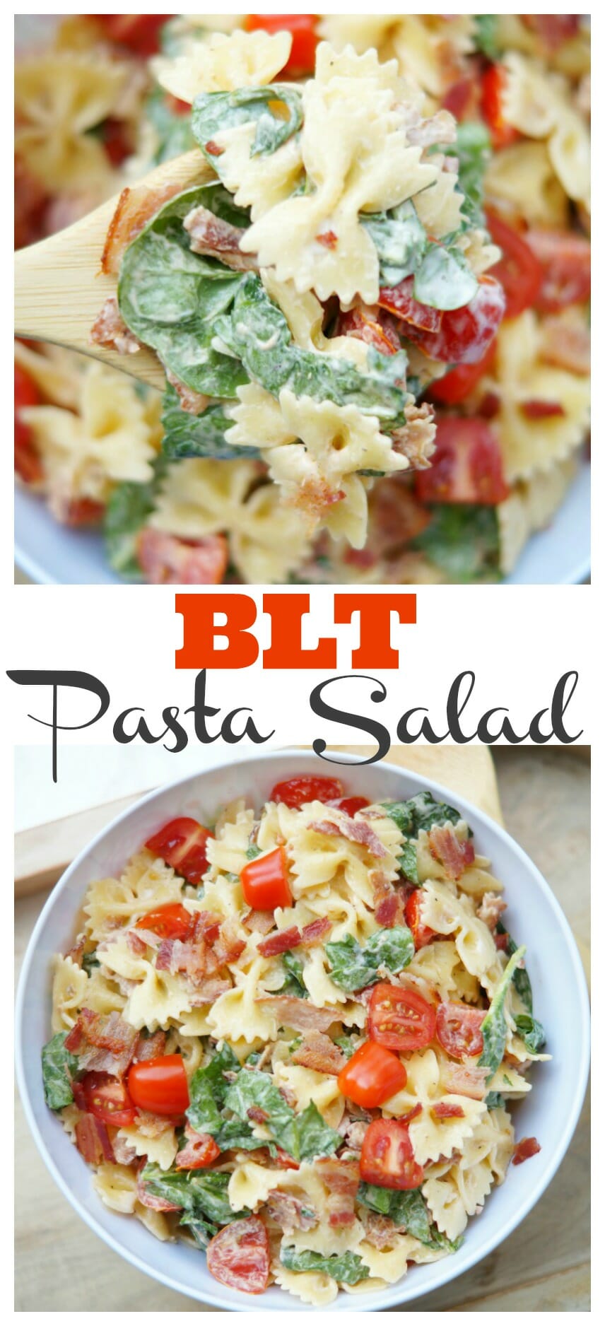 The BEST BLT Pasta Salad Recipe