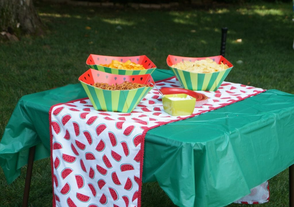 One in a melon birthday party decor