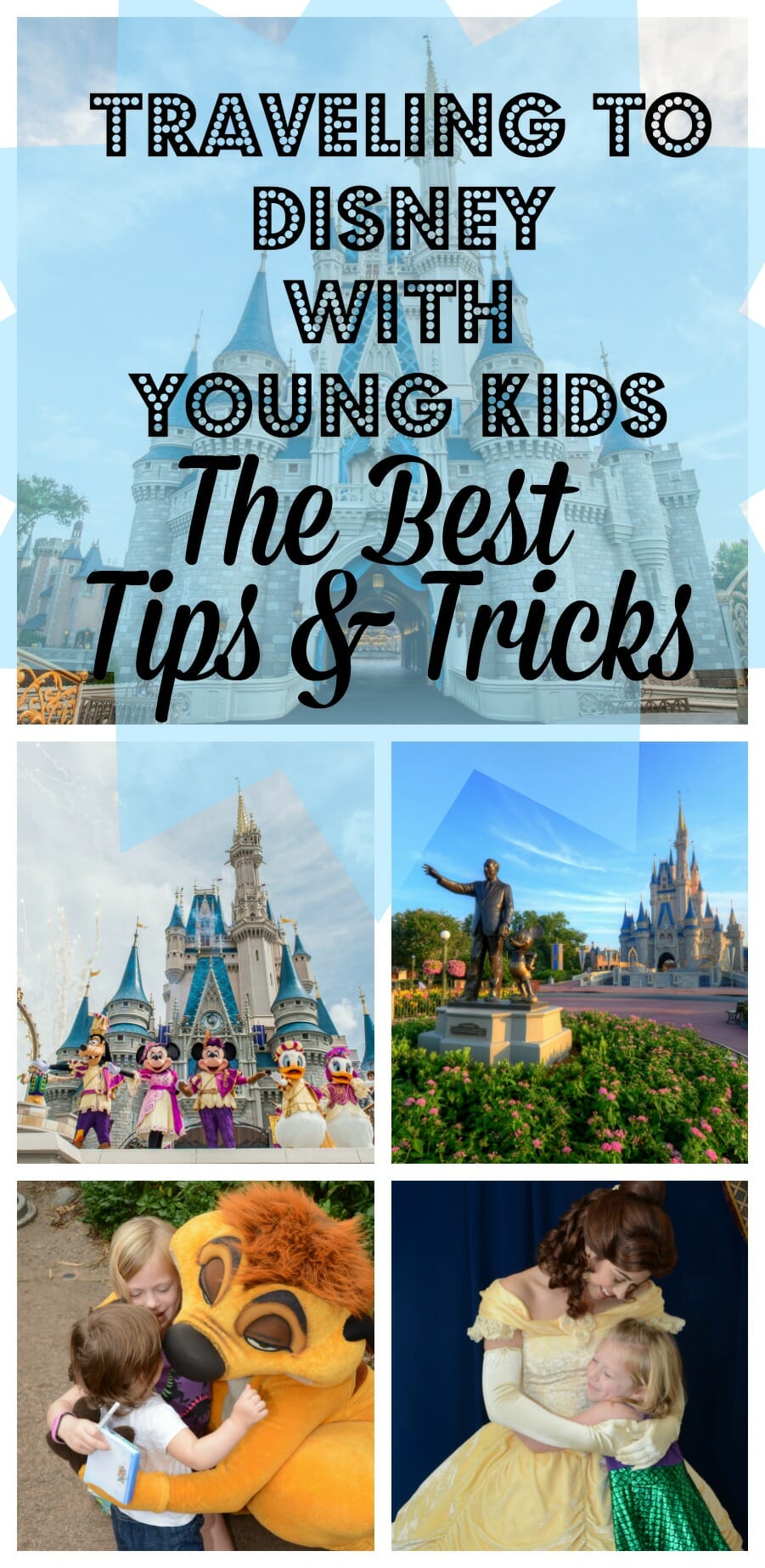 How to Travel to Disney with Young Kids, including toddlers or preschoolers! How to plan the perfect trip to Disney without any stress!