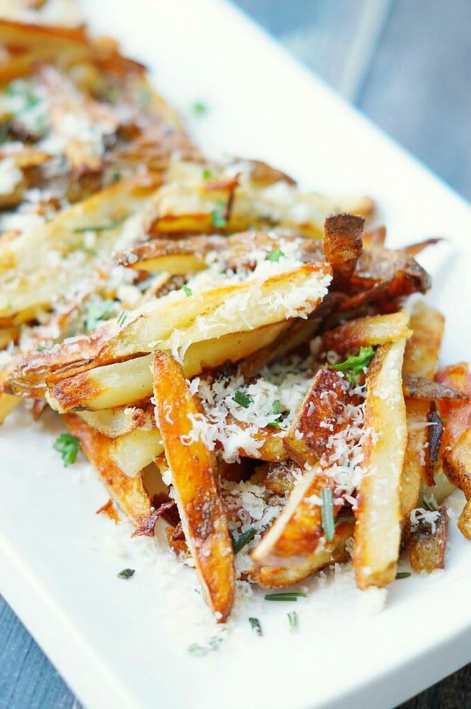Baked French Fries with Parmesan Cheese